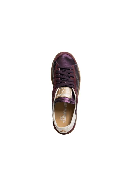 Sneakers '93 SKIN in nappa laminata Shiny purple Patrizia Pepe | 2Z0065 L154M296